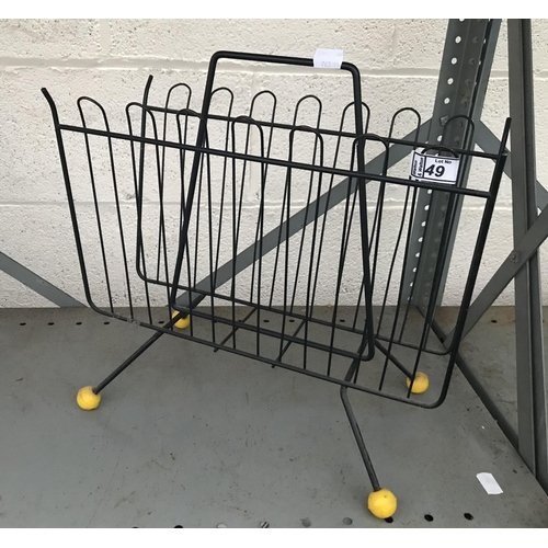 49 - 60's Magazine rack