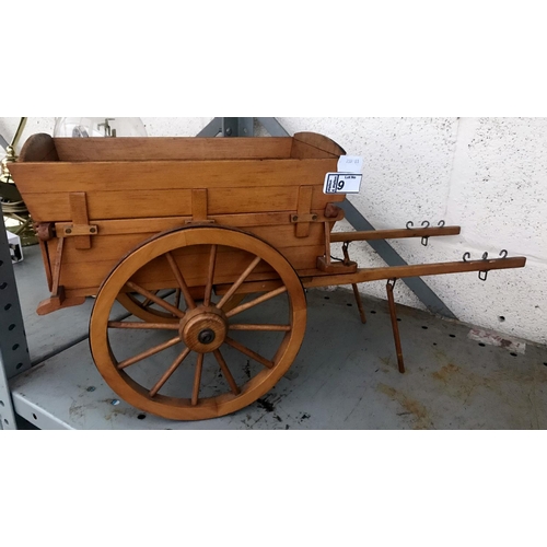 9 - Handmade model hay cart