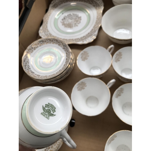 95 - Box containing Tuscan bone China