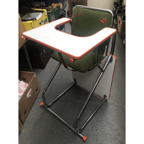 Vintage Silver Cross high chair