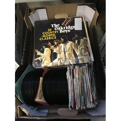6 - Box containing LPs and singles