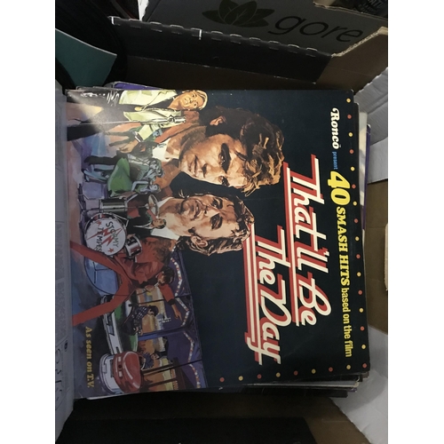 6 - Box containing LPs and singles