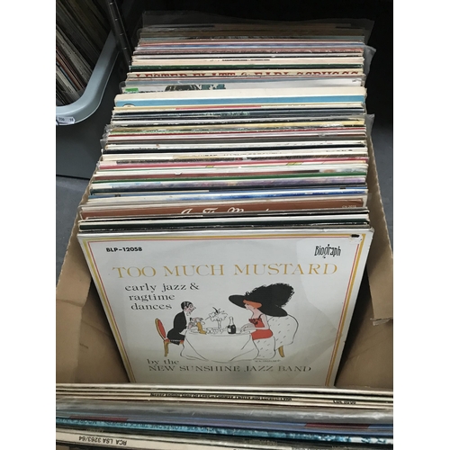 93 - Box containing LPs