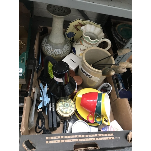 11 - Box containing kitchenalia and studio pottery