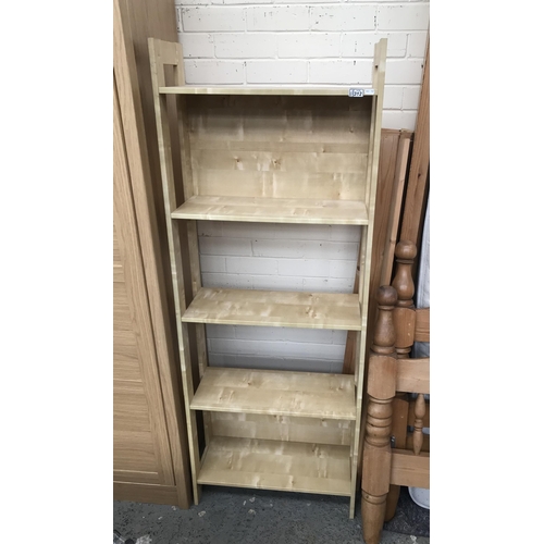 312 - Limed oak effect bookshelf