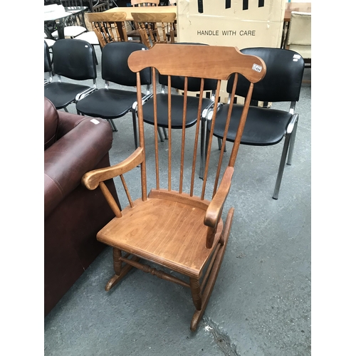 494 - Wooden rocking chair