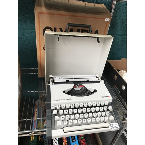 519 - Olympia portable typewriter
