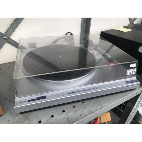 139 - Toshiba SR-B2 turntable