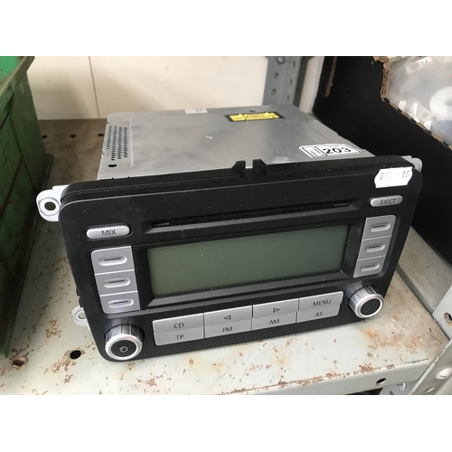 203 - Car radio/ CD player