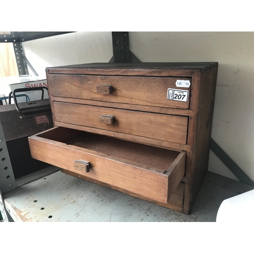 207 - Small 4 drawer cabinet