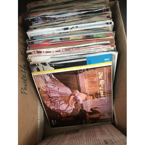 71 - 2 Boxes containing LPs and singles