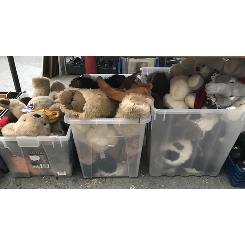 194 - 3 Boxes containing Teddy bears