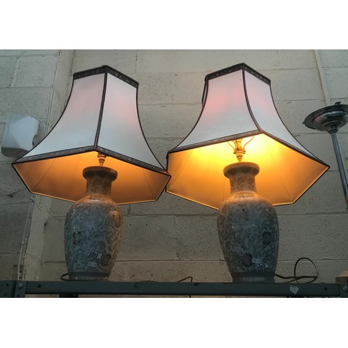 52 - Pair of large table lamps