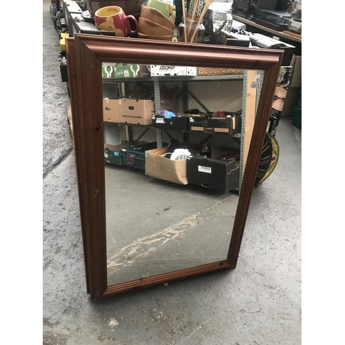 212 - 3 Large framed mirrors