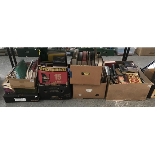 215 - 7 Boxes containing books