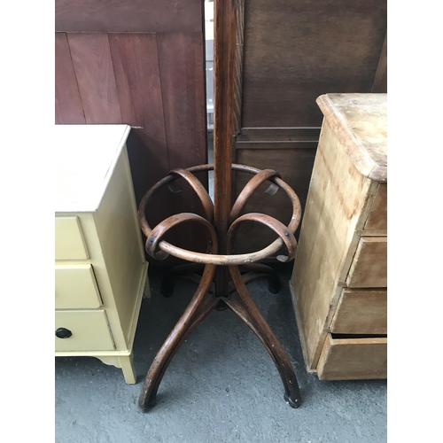 296 - Bent wood umbrella stand