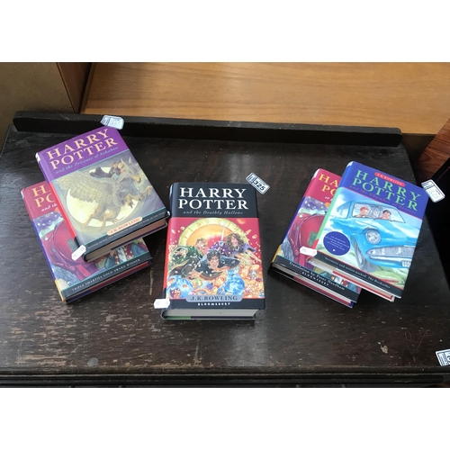 325 - 5 Harry Potter hardback books