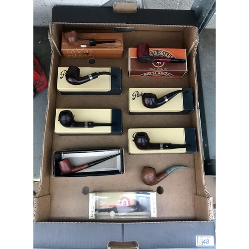 48 - 9 Tobacco pipes