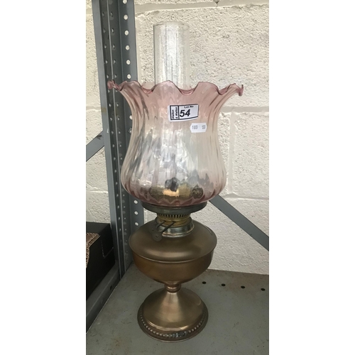 54 - Vintage oil lamp