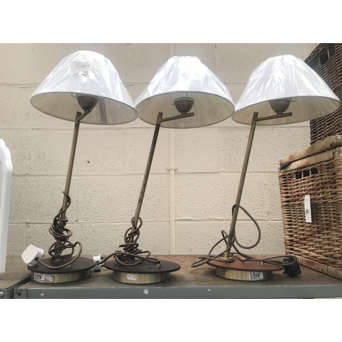 59 - 3 New table lamps