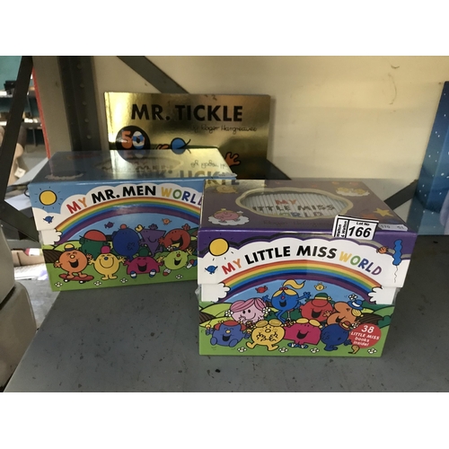 166 - 2 New Mr Men books sets