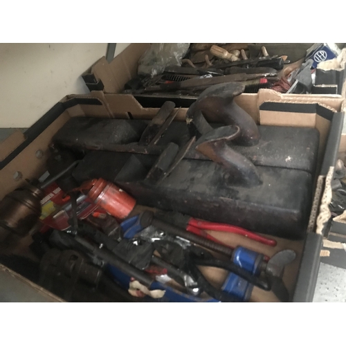 238 - 2 Boxes containing old tools