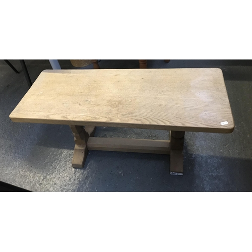 25 - 3ft Mouseman coffee table