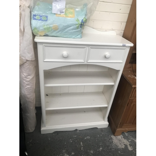 299 - Painted pine bookcase