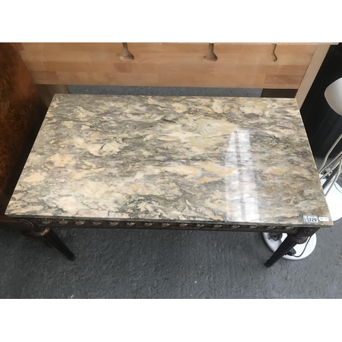 329 - Marble top coffee table