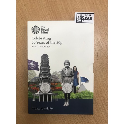 626A - Commemorative 50p coin set with kew gardens