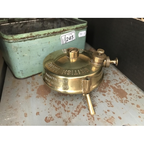 245 - Vintage monitor paraffin stove