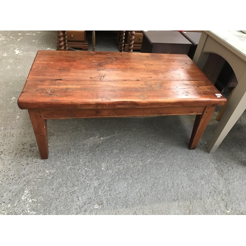 298 - Heavy rustic coffee table