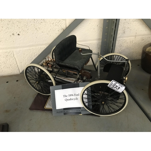 33 - 1896 Ford Quadricycle model