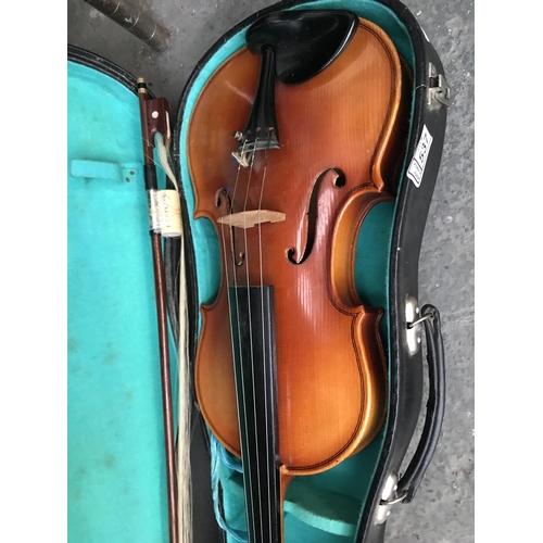 537 - Violin and case