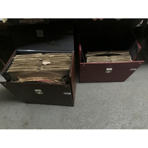 69 - 2 Cases containing LPs and 78s