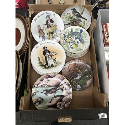 78 - Box containing John Finnie collector's plates