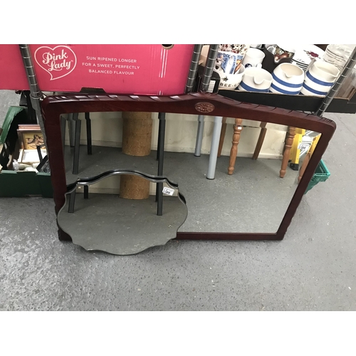 86 - 2 Vintage mirrors