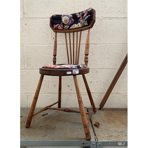 2 - An unusual spindle back chair