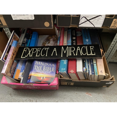 34 - 2 Boxes containing religious books