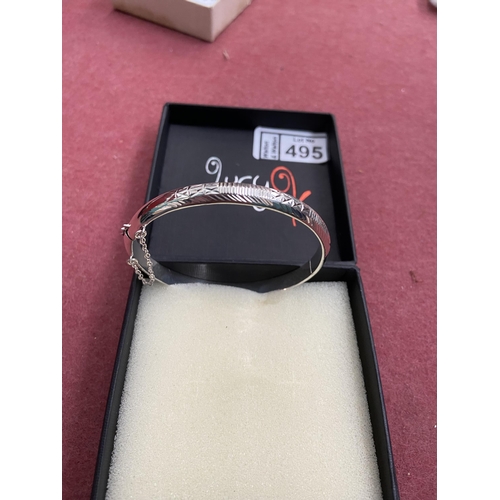 495 - Silver bangle