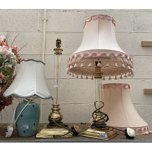 62 - 3 Table lamps