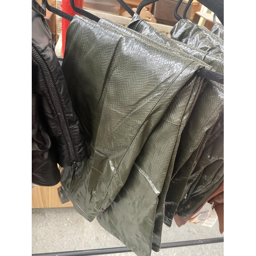 311 - Quantity of new leather trousers