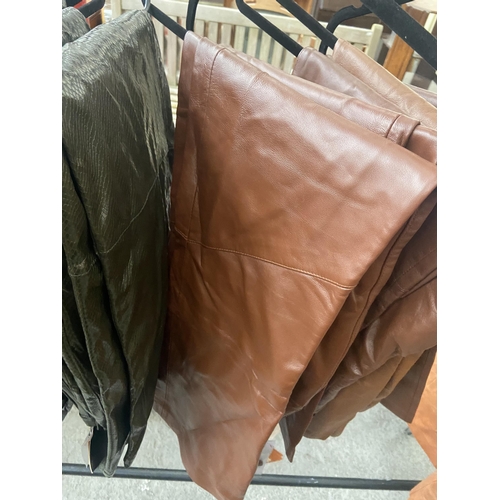 311 - Quantity of new leather trousers