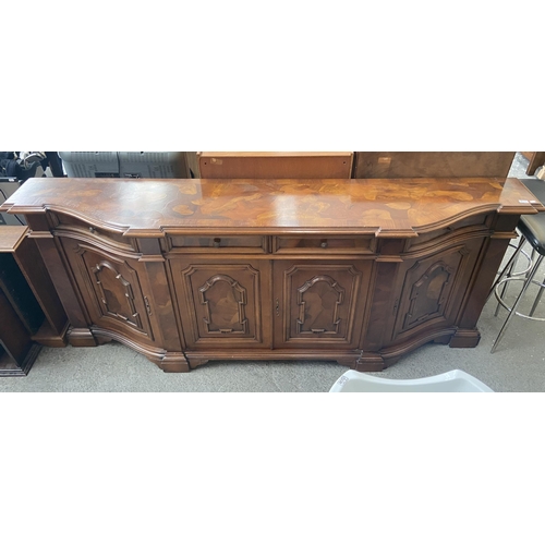 331 - Ornate veneered sideboard