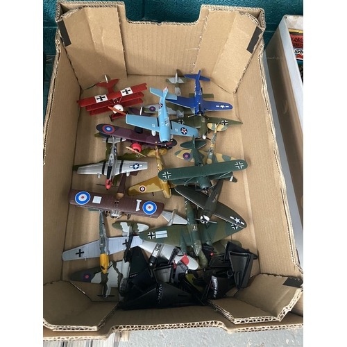 478 - Box containing Diecast aeroplanes