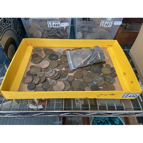 490 - Quantity of mixed pre-decimal coins