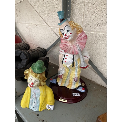 17 - Clevik clown plus one other