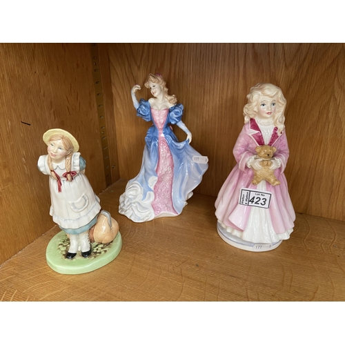 423 - 3 Royal Doulton figurines