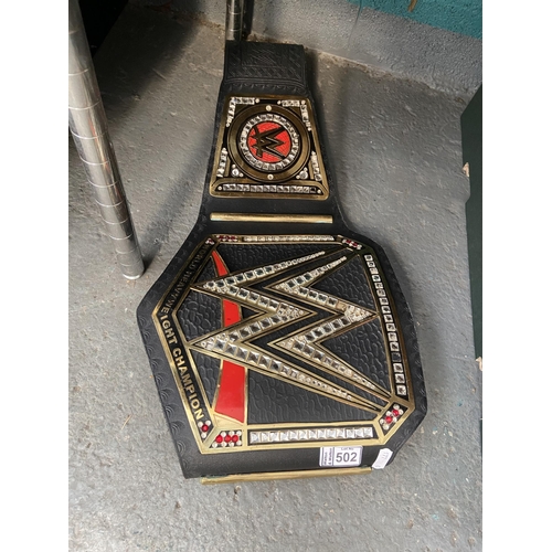 502 - Replica wrestling belt