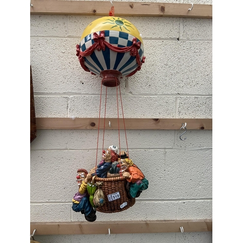 519 - Clowns in a balloon